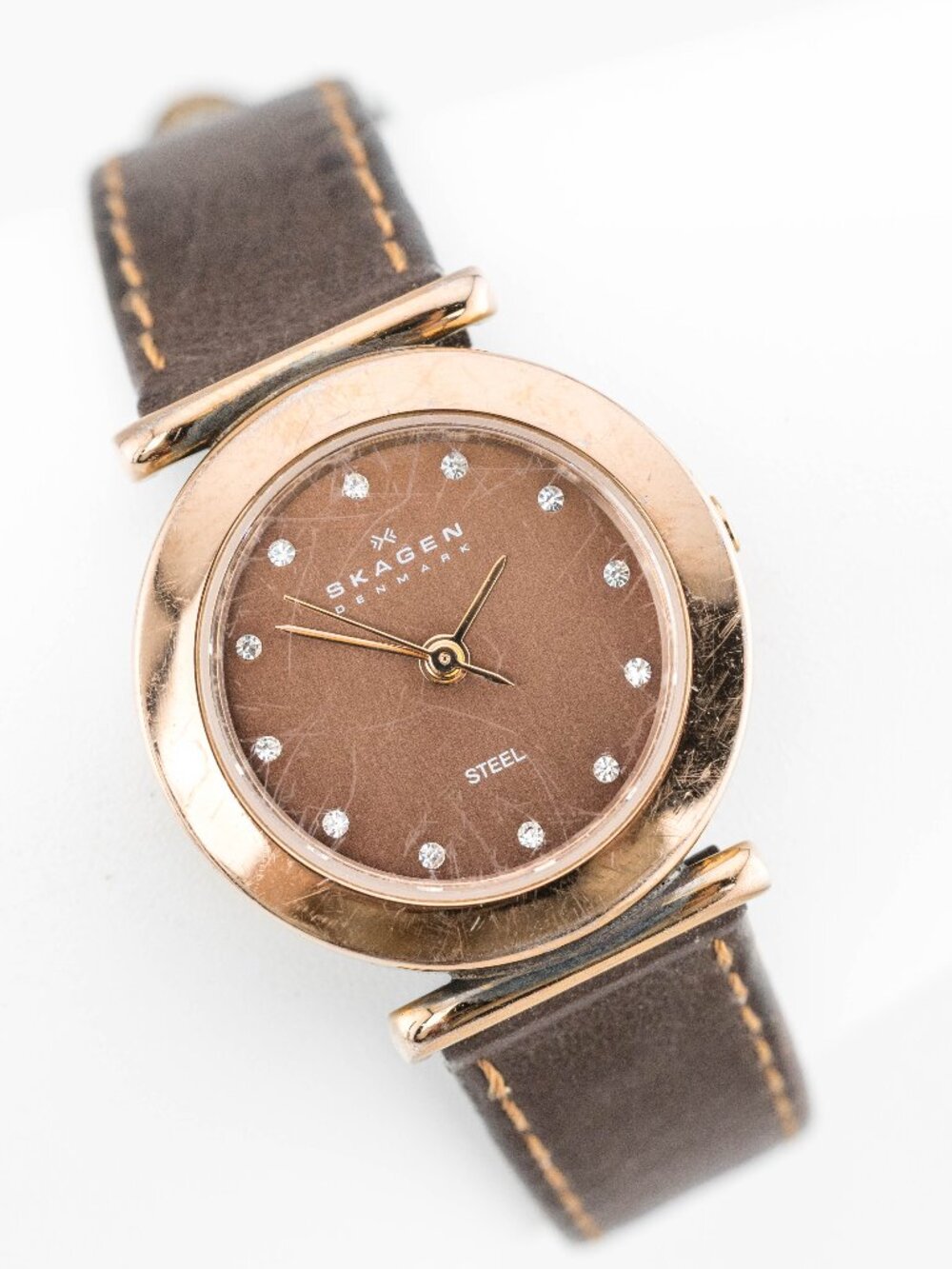 Skagen Denmark 107SRLD Quartz Analog Women's Watch New Battery